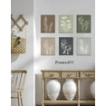 thumbnail image 4 of "Drsoum Botanical Canvas Artwork Vintage Minimalist Living Room Wall Art Wood Framed Print 8""x10"" 6pcs", 4 of 7