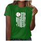 thumbnail image 1 of Blusa informal de manga corta con cuello redondo y estampado suelto de verano para mujer con estilo OAVQHLG3B Store  lin121212, 1 of 4