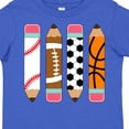 thumbnail image 4 of Inktastic Back to School Sports Pencils Boys or Girls Toddler T-Shirt, 4 of 5
