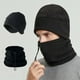 thumbnail image 1 of Sombreros para hombre y mujer, unisex, ajustables, de forro polar, bufanda, resistentes al viento, conjunto de dos piezas, de poliéster., 1 of 3