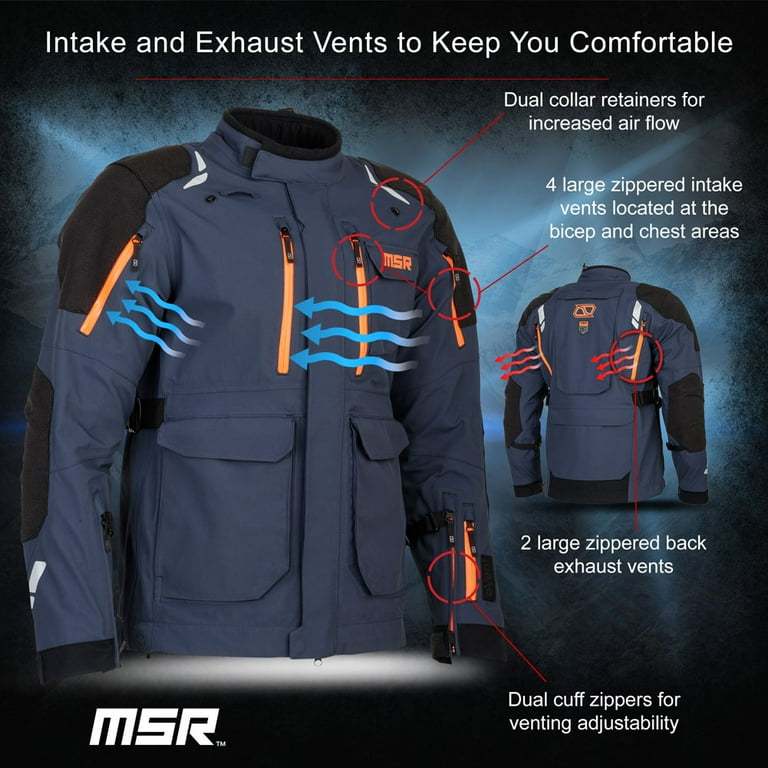 ジャケット・アウター Things that matter BIG RIDERS JACKET MSR Xplorer ADV Motorcycle Jacket – Waterproof Textile Riding