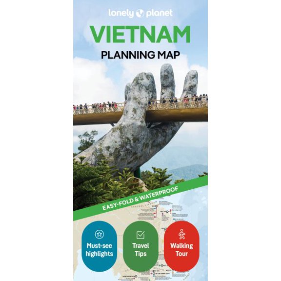 Pre-Owned Map Lonely Planet Vietnam Planning Map, (Paperback)