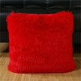 thumbnail image 1 of Fiudx Funda de Cojín Corta de Terciopelo Suave, Acogedora Decoración Invernal, Versátil para Sofá y Coche, Elegante Complemento para Salón U Oficina, Lavable a Máquina, Tamaño 43 X 43 Cm., 1 of 2