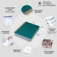thumbnail image 2 of Clever Fox Budget Planner Bill Organizer. Large, 8x9.5" (Dark Teal), 2 of 8