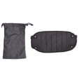 thumbnail image 3 of Airplane Footrest Lightweight Leg Rest Foot Rest Comfortable for Home Black, 3 of 8