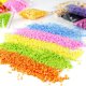 thumbnail image 5 of DIY Kit de fabricación de bolas de espuma de poliestireno rebanadas de cuentas de pecera juego de papel de azúcar brillante florero relleno de muñeca decoración de fiesta 59 Uds Speravity FN0187-00B, 5 of 7