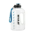 thumbnail image 1 of Large-Capacity Water Jug Leakproof Wide-Mouth Water Bottle with Time Marker, 1 of 8