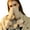 Beige, variant on Women’s Fuzzy Cuff Windproof Thermal Winter Gloves, Color Block Soft Lined Touch Screen Warm Full Finger Gloves Black One Size