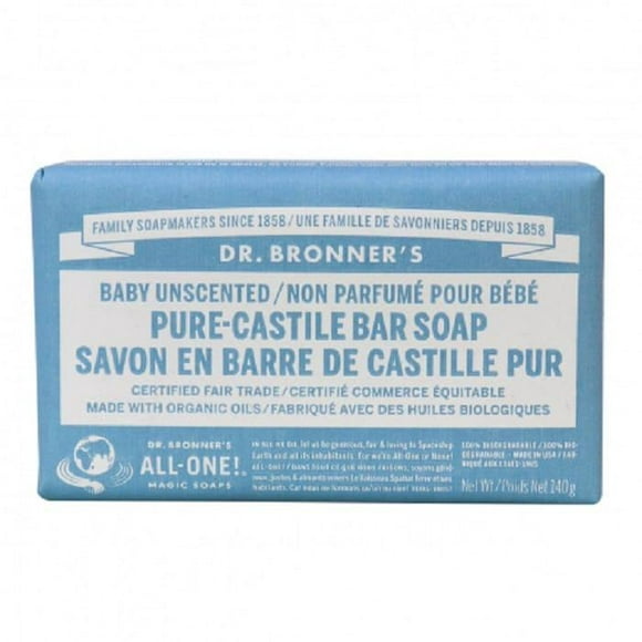 Dr. Bronner's - Pure Castile Bar Soap - Multiple Flavours, 140g