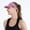 Purple#785, variant on Sun Visor Hat for Women & Men | Summer Sports Hollow Top, Breathable Quick-Dry UV Protection Cap, Adjustable Sweat Absorbing, Lightweight Gray, Pink, Purple, Yellow, 25x25cm Outdoor Running Cycling