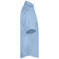 thumbnail image 2 of Absolute Apparel - Camisa de manga corta diseño Oxford para hombre (Azul claro), 2 of 3