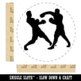 thumbnail image 2 of Boxers Boxing Fighting Punch Dodge Self-Inking Rubber Stamp Ink Stamper - Red Ink - Large 1-1/2 Inch, 2 of 7