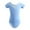 Blue, variant on Girls Short Sleeve Ballet Dance Leotard Solid Color Bodysuit Romper, Sizes 1-15