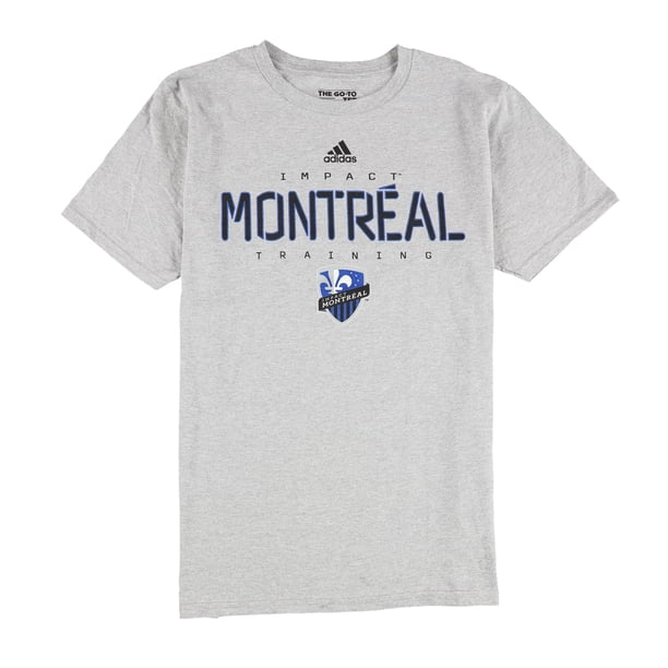 Adidas Mens Montreal Impact Training Graphic T-Shirt gray M