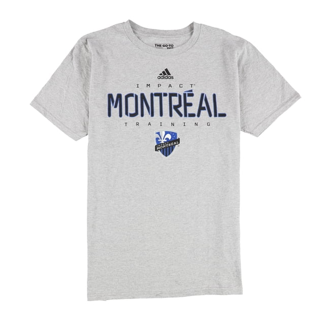 Adidas Mens Montreal Impact Training Graphic T-Shirt gray M