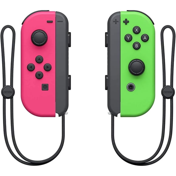 Par de Joy-Con de Nintendo Switch (rosa neón/verde neón)