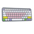 thumbnail image 1 of Cubierta de teclado Teclado inalámbrico Reemplazo de película impermeable de silicona suave para Logitech K380, Color rosa Monstrate EL5232-03, 1 of 2