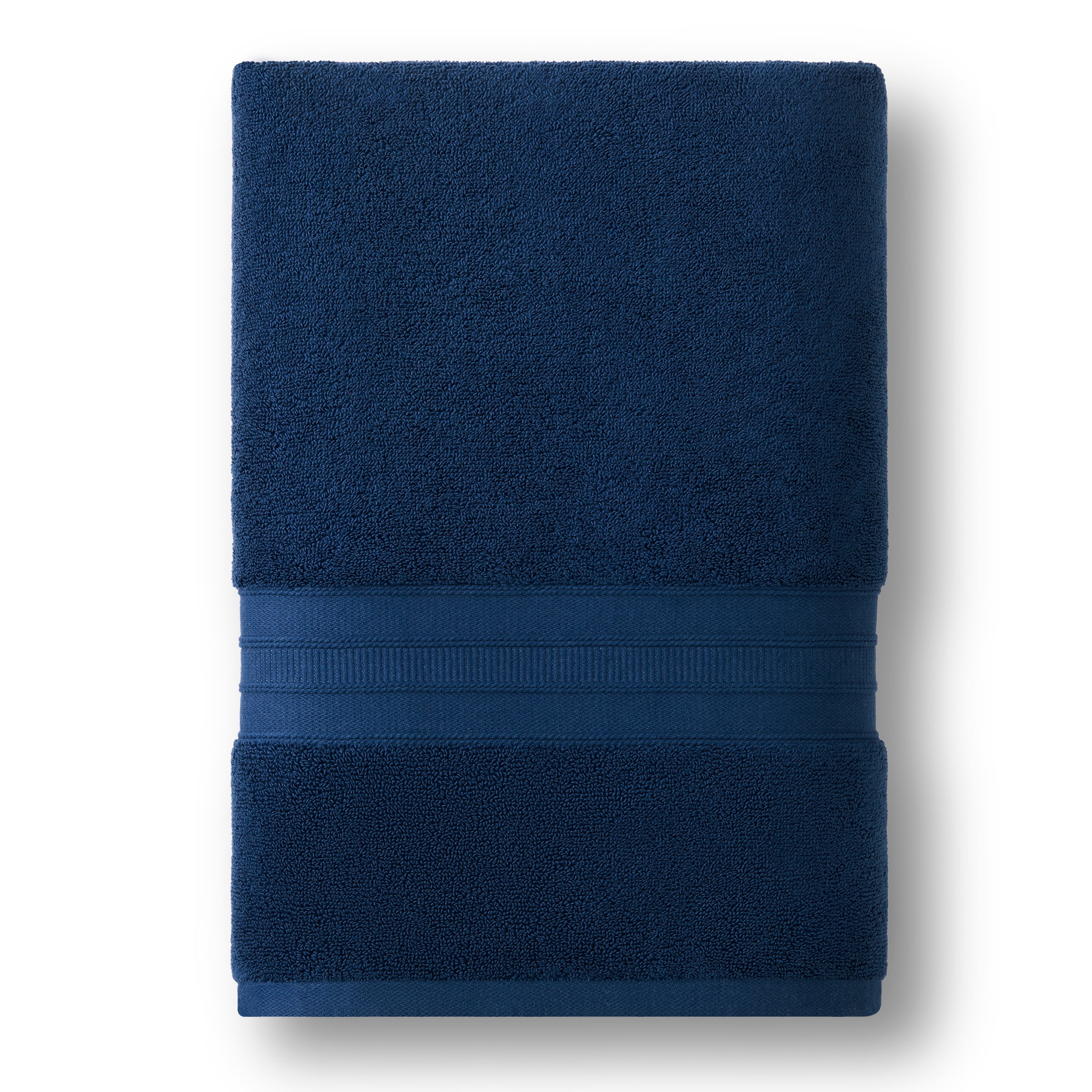 Wamsutta 1846 Luxury Solid Bath Sheet 2 Piece Set, Navy