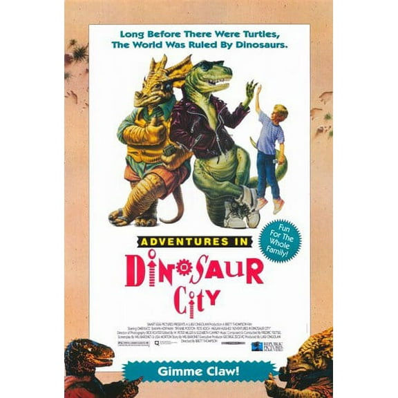 Adventures in Dinosaur City Movie Poster (11 x 17)