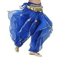 thumbnail image 5 of BellyLady Belly Dance Harem Pants Tribal Baggy Arabic Halloween Pants-NavyBlue, 5 of 5