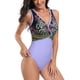 thumbnail image 2 of Gibobby Traje de baño completo mujer Traje de baño para mujer Traje de baño de bikini estilo sexy deportivo europeo y americano(Morado,M), 2 of 5