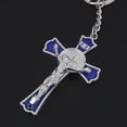 thumbnail image 4 of Llavero partido Llavero Colgante Crucifijo de Jesús de Santa Religioso Católico Azul Magideal Llavero partido, 4 of 7