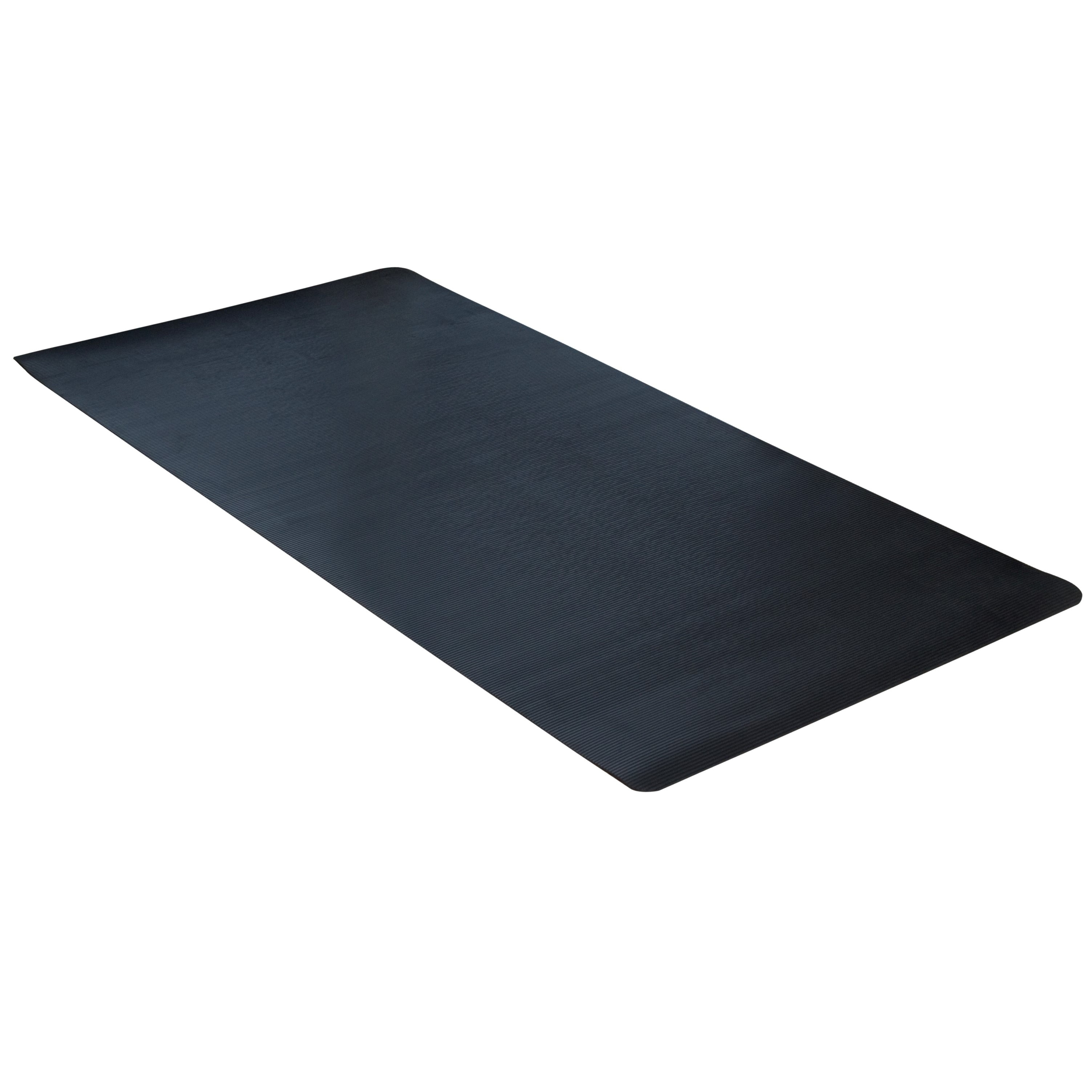 Black ClimaTex Dimex 6' Long x 36" Wide Indoor/Outdoor Protective Scraper Mat 