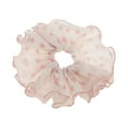 thumbnail image 5 of Unique Bargains 1 Pc Scrunchie Fashion Polka Dot Hair Elastics Pink, 5 of 5