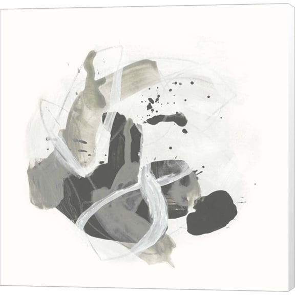 Monochrome Missive III by June Erica Vess, Canvas Wall Art, 12W x 12H