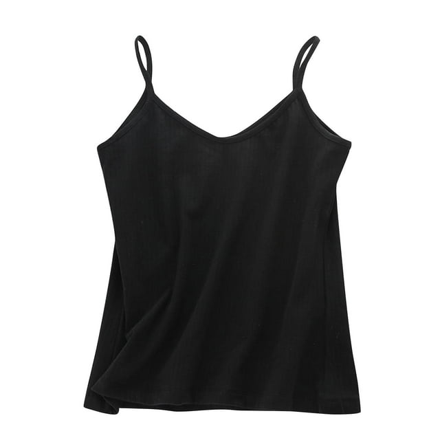 Besolor Womens Plus Size Cami Top Ribbed Knit Sleeveless Spaghetti Strap Camisole Casual Summer Basic Tee Shirts