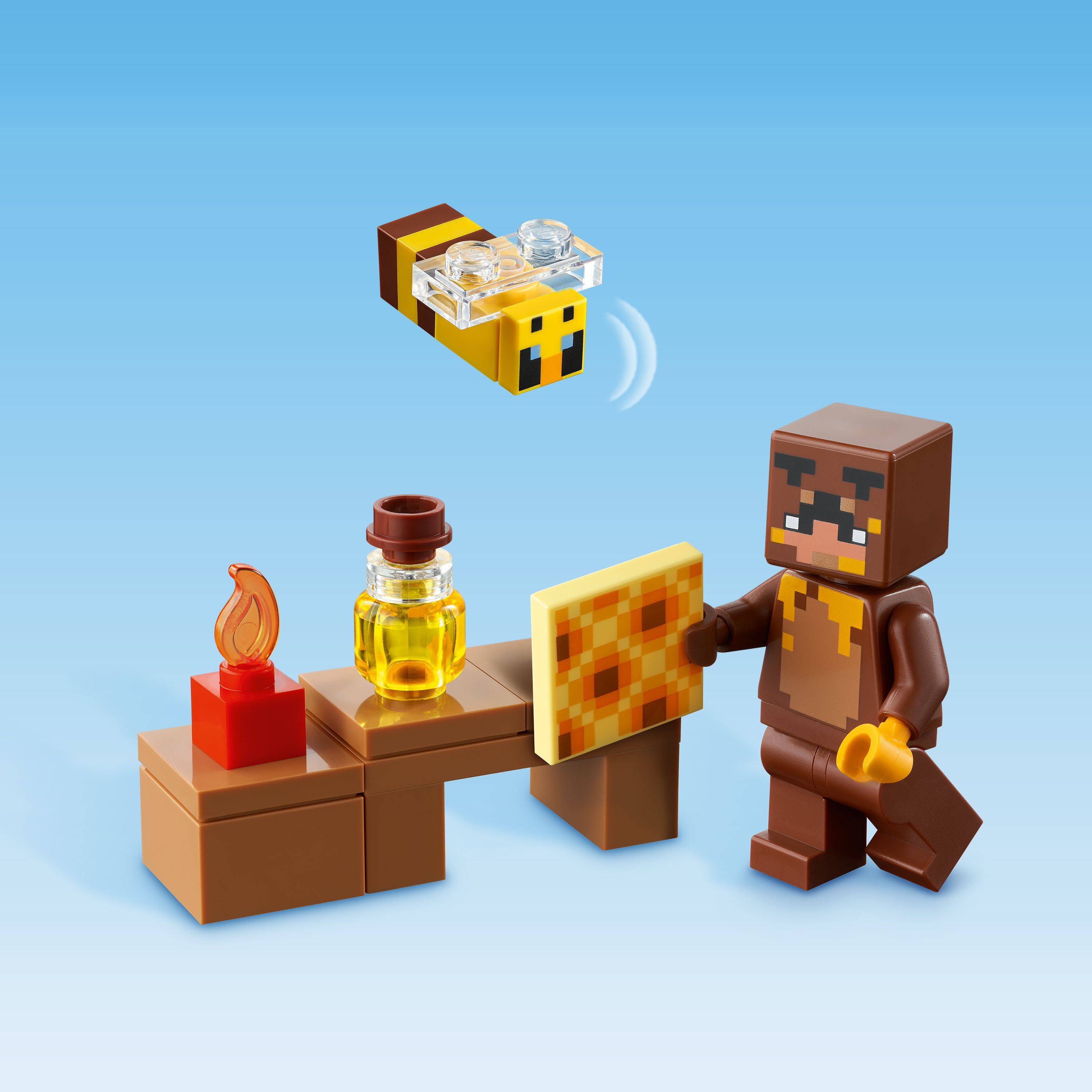 LEGO Minecraft The Bee Cottage 21241 Building Toy Set (254 Pieces)