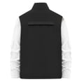 thumbnail image 4 of TFEOQRY Hoodless Vest for Men Double Sided Velvet Workwear Solid Color Thermal Jackets Waistcoat Sleeveless Outwear Black, 4 of 4