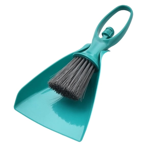 NUOKO Mini Dustpan and Brush Set, Small Broom and Dustpan Set, Compact Hand Dustpan and Broom Combo for Home Table Keyboards Sofa Kitchen Pets