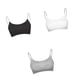thumbnail image 2 of Sujetador sin tirantes para mujer Qarigey bandeau con aros tirantes finos Top de tubo modal negro, 2 of 6