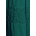 thumbnail image 5 of Womens Off Shoulder Boho Lace Semi Sheer Smocked Party Maxi Long Dress, 5 of 7