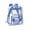 Blue, variant on Dpityserensio Clear Backpack, Heavy Duty PVC Transparent School Bag, Large Capacity See Through Clear Bag for Stadium Events College Security Travel