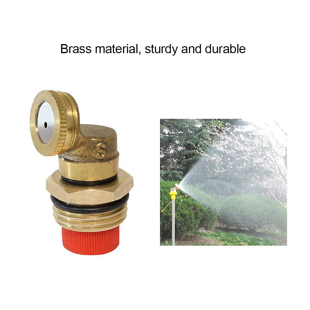 Brass Agricultural Misting Spray Nozzle Fitting Sprinkler Irrigation for 6m 