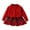 Red, variant on Girls' Fall Set Long Sleeved Knitted Cardigan Sweater+Sequin Mesh Skirt Two-piece Set for Girls 1-6Y