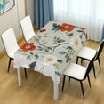 thumbnail image 3 of Yayeee Tablecloths for Rectangular Tables 60 x 120 inch Party Table Cover, Red and White Floral Pattern, 3 of 6