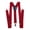 Wine Red, variant on Men's Suspenders - One Size Adjustable and Elastic Y Back Suspenders for Men Trousers Heavy Duty with 3 Strong Clips