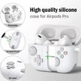 thumbnail image 3 of VIVIDCRAFT Dark Gray Suitable For Airpods4 Earphone Cover Silicone Creative New Apple 4th Generation Earphone Shell Airpods4 Protective Cover, 3 of 7