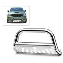 Black Horse Stainless Steel Bull Bar Skid Plate Compatible with 2011-2022 Dodge Durango