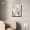 thumbnail image 5 of Apricot Cream II Canvas Contemporary Paint by Art Remedy, Black Frame, 16 x 20, 5 of 7