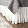 thumbnail image 6 of Greenland Home Fashions Cotton Voile Bed Skirt - 18 in. Ruffle - White - Queen, 6 of 6