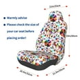 thumbnail image 3 of Yiaed Mexican Bright Style Print Car Seat Covers,Universal Auto Seats Protector Fits for Car,SUV Sedan,Truck,Automotive Seat Covers & Accessories, 3 of 5