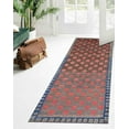 thumbnail image 2 of Rug, Non-Slip Carpet Rugs, Pomegranate Pattern Rug, Boho Rugs, Soft Rug, Hallway Rug, Luxury Rugs, Brown Rug, Front Door Rug, Door Mat Rugs, 2.6'x6.5' - 80x200 cm, 2 of 6