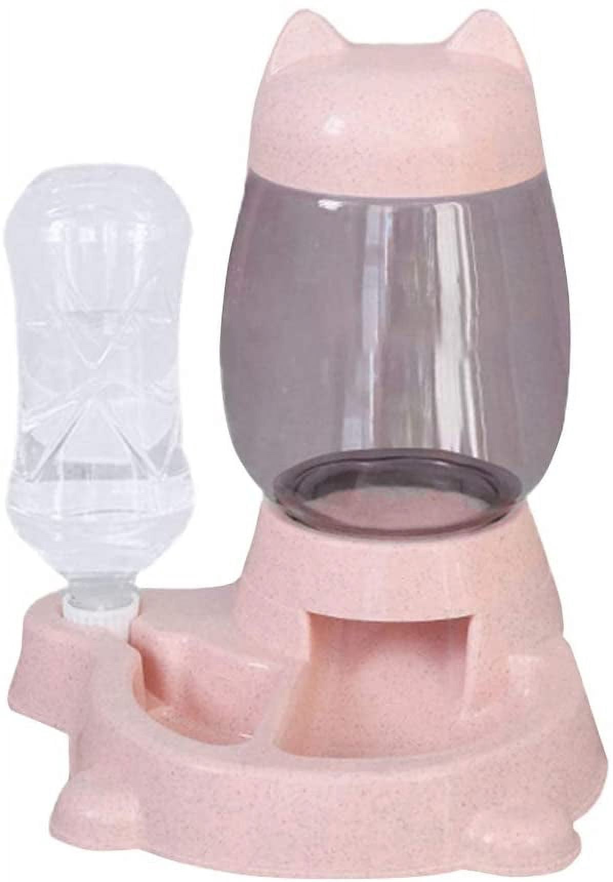 Dispensador Automático De Comida Y Agua Para Perros Y Gatos Hitburu | Alimentador De 2.2L Sin Electricidad