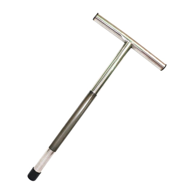 Durable Soil Sampler Probe T-Style Kits de prueba de tubular de acero inoxidable Equipo para campo de golf del Bosque Agricultura Macarena Sonda de muestreo de suelo
