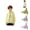001-Light Green, variant on VOUZZA Kids Windbreaker Jacket Lightweight Hooded Waterproof Windproof Shell Rain Coat Top 5-15Y
