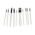 thumbnail image 2 of Nylon Wool Paintbrush, Multiple Sizes Soft And Flexible Comfortable Grip Paint Brushes Set  For Practice Drawing, 2 of 8